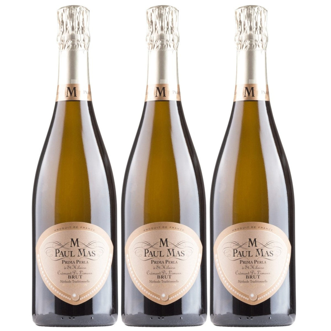 Domaines Paul Mas Paul Mas Prima Perla Crémant de Limoux Schaumwein Brut Frankreich (1 x 0,75l) - Versanel - 