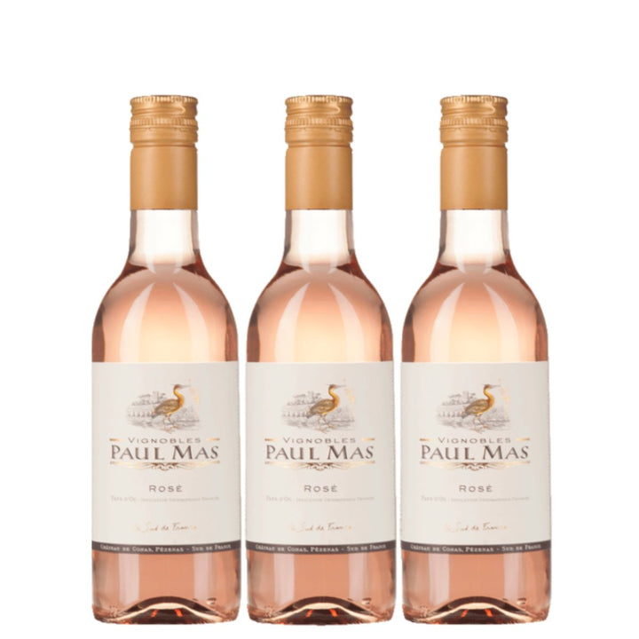 Domaines Paul Mas Rosé Syrah Roséwein Wein trocken Frankreich (3 x 0,25l) - Versanel - 