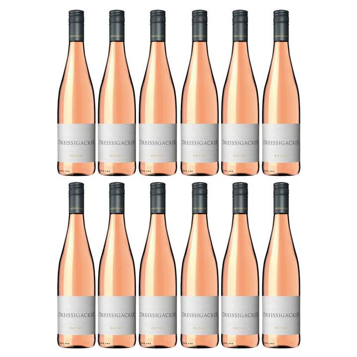 Dreissigacker Pinot & Co Rosé Bio Vegan Roséwein Trocken Deutschland (12 x 0,75l) - Versanel - 