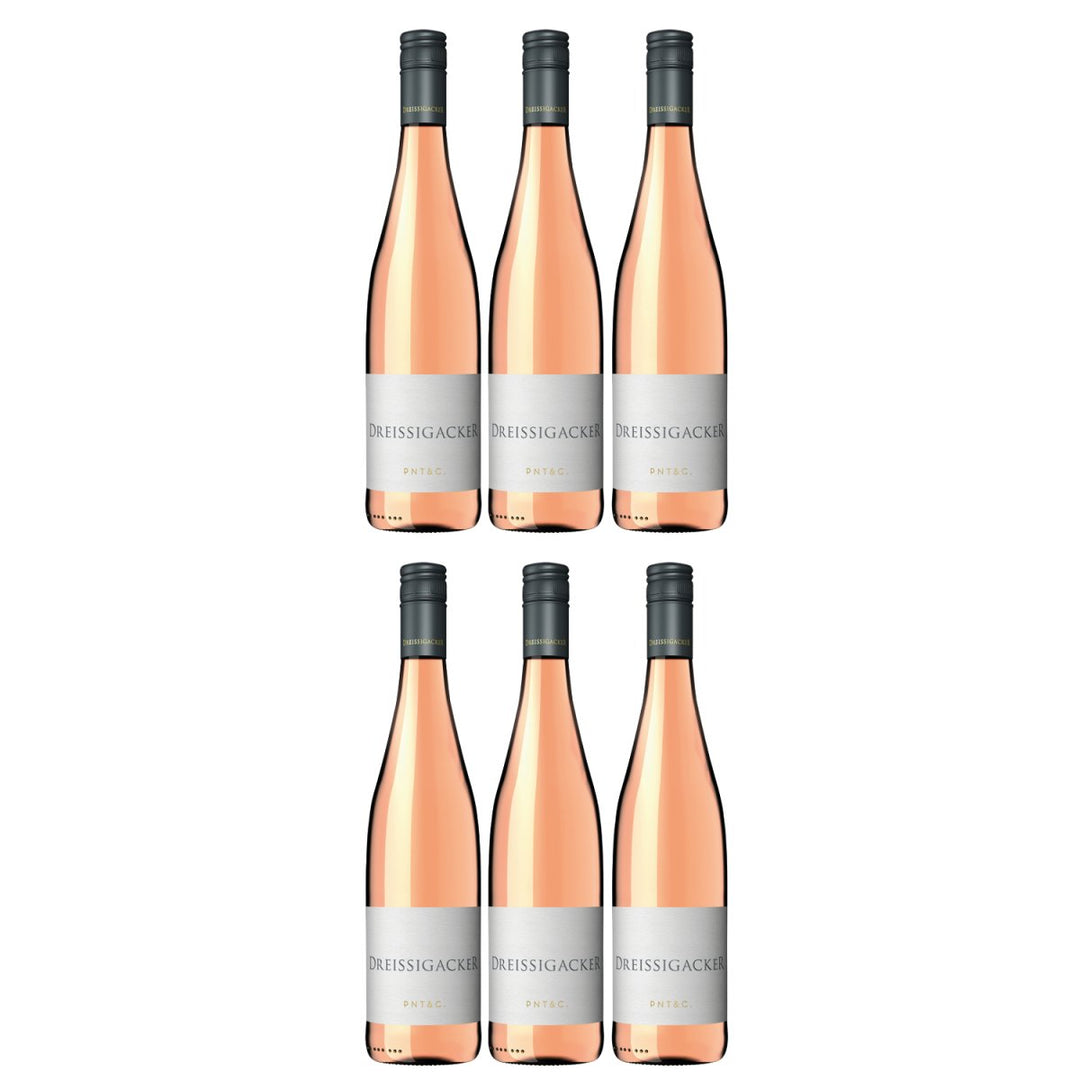 Dreissigacker Pinot & Co Rosé Bio Vegan Roséwein Trocken Deutschland (6 x 0,75l) - Versanel - 