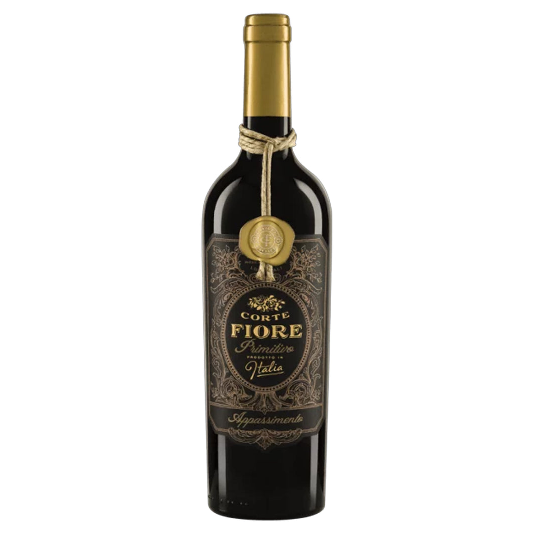 CORTE FIORE Primitivo da Uve in Appassimento BIO Rotwein Lieblich Italien (1 x 0.75l)