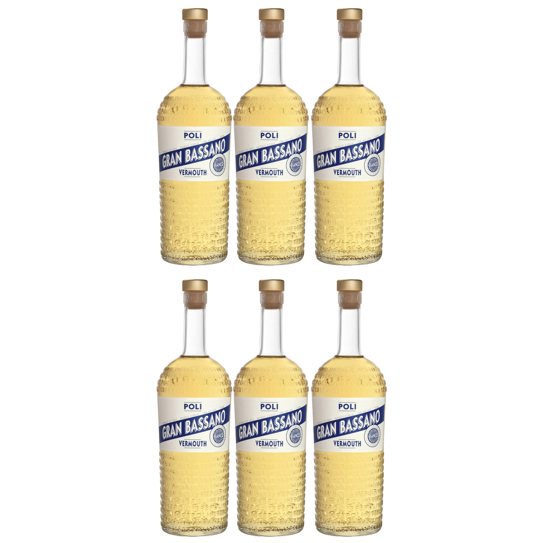 Jacopo Poli Gran Bassano Bianco Vermouth Wermut Weiss Italien (6 x 0,7l)