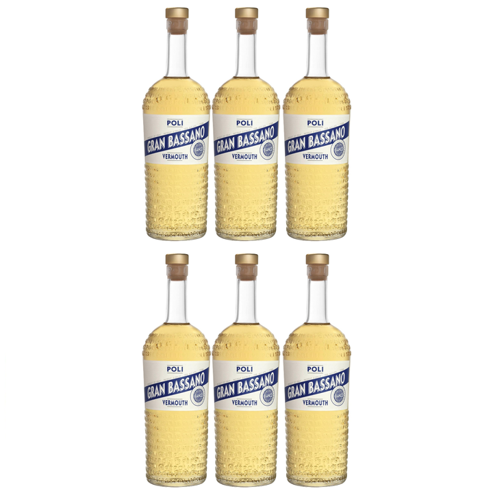 Jacopo Poli Gran Bassano Bianco Vermouth Wermut Weiss Italien (6 x 0,7l)