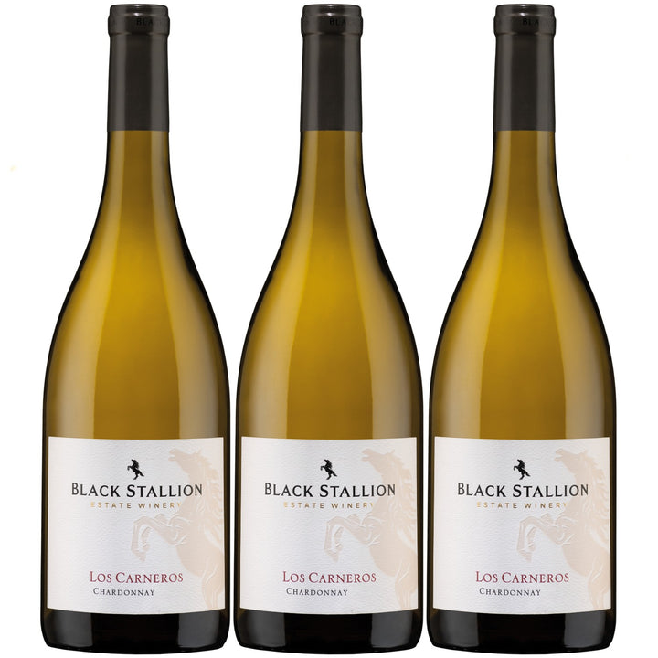 Black Stallion Estate Winery Chardonnay Weisswein Weiss trocken USA (3 x 0.75 l)