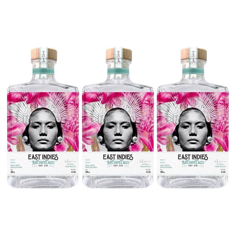 East Indies Archipelago Dry Gin Indonesien Bali (3 x 0,2l) - Versanel -