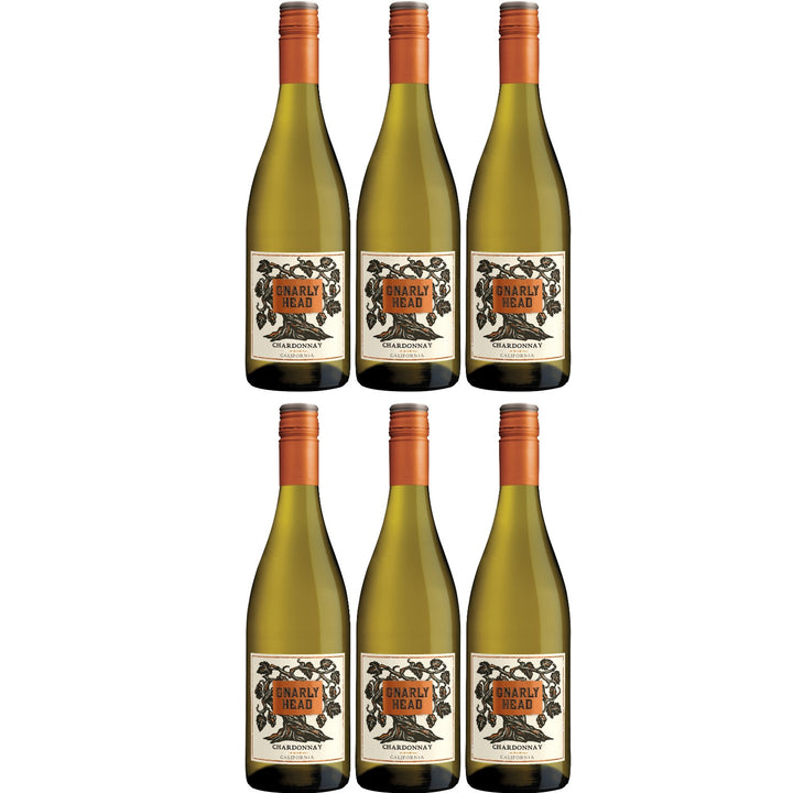 Gnarly Head Chardonnay Weisswein Weiss trocken USA (6 x 0.75 l)
