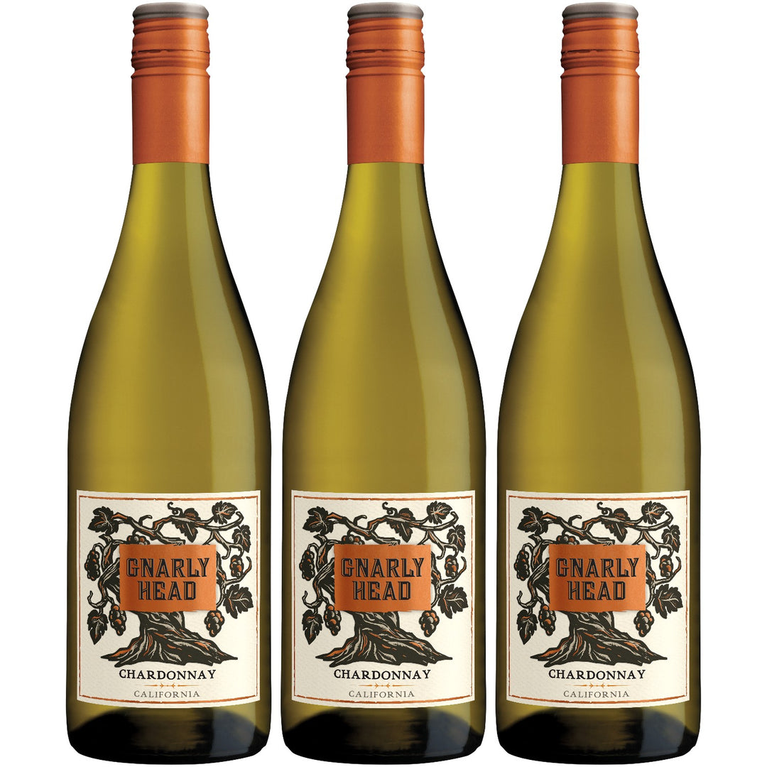 Gnarly Head Chardonnay Weisswein Weiss trocken USA (3 x 0.75 l)