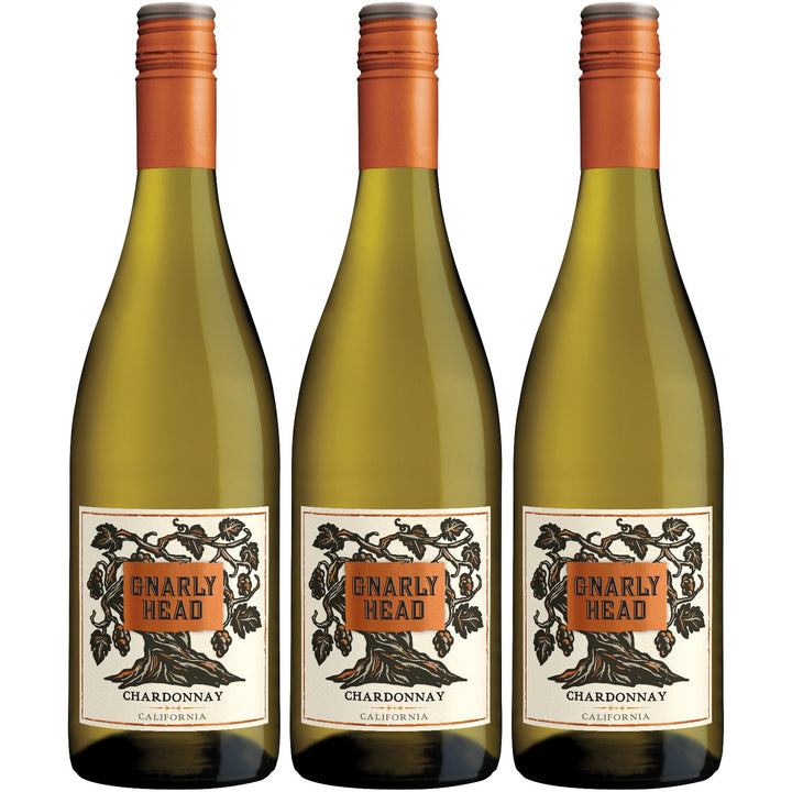 Gnarly Head Chardonnay Weisswein Weiss trocken USA (3 x 0.75 l)