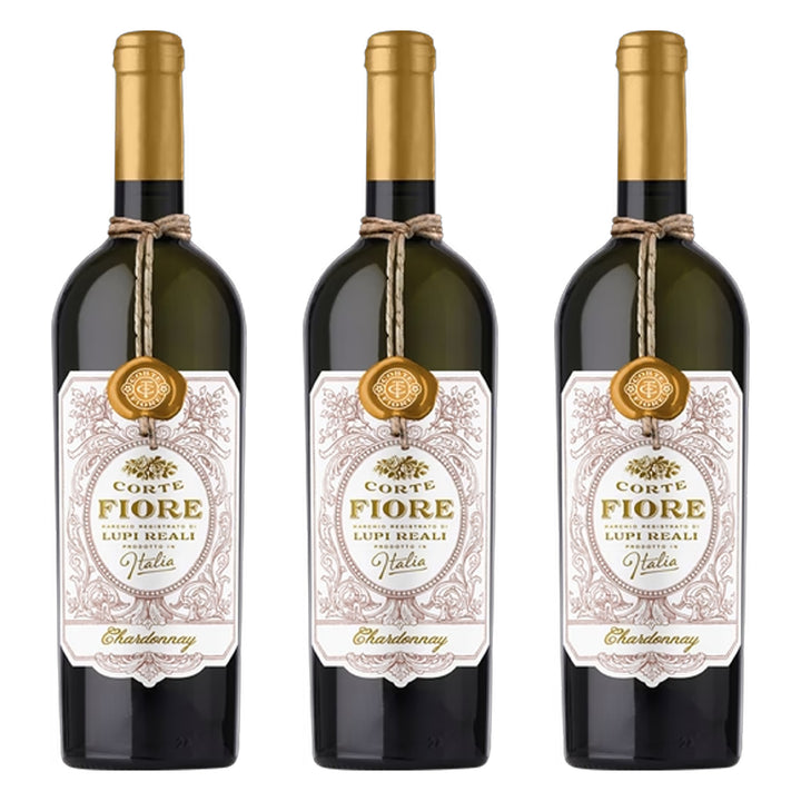 CORTE FIORE Chardonnay IGP BIO Weißwein Trocken Italien (3 x 0.75l)