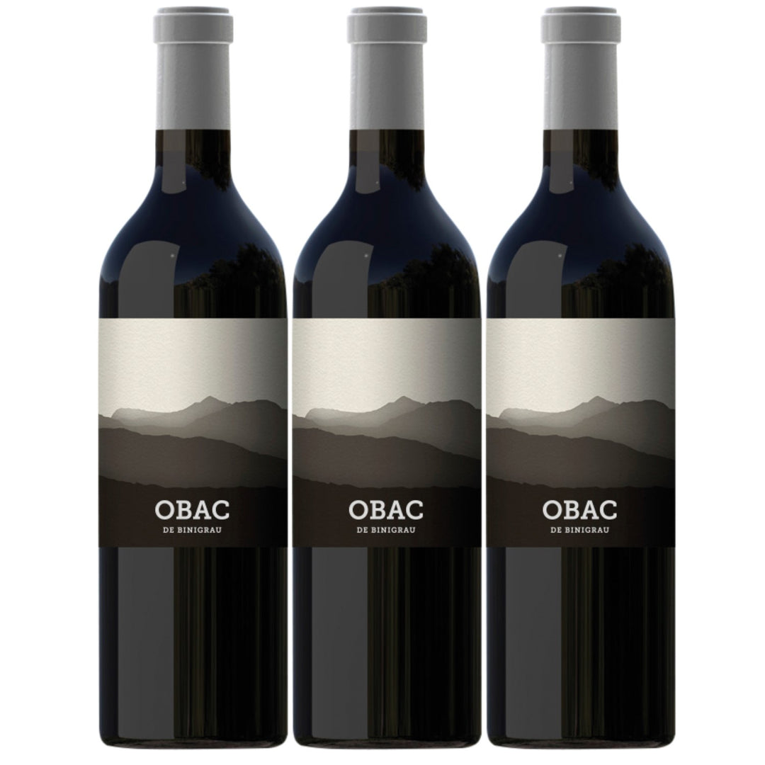 Binigrau Obac Rotwein Wein trocken Mallorca Spanien (3 x 0,75l)