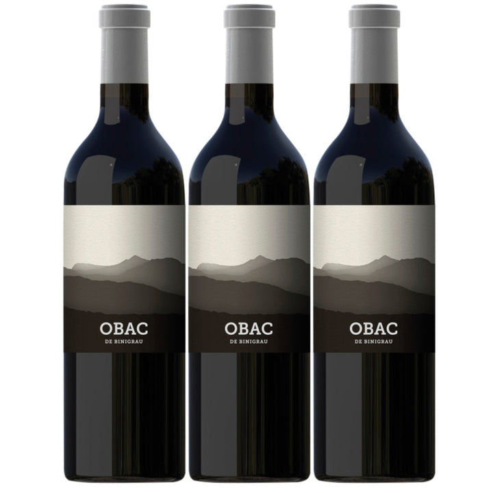 Binigrau Obac Rotwein Wein trocken Mallorca Spanien (3 x 0,75l)