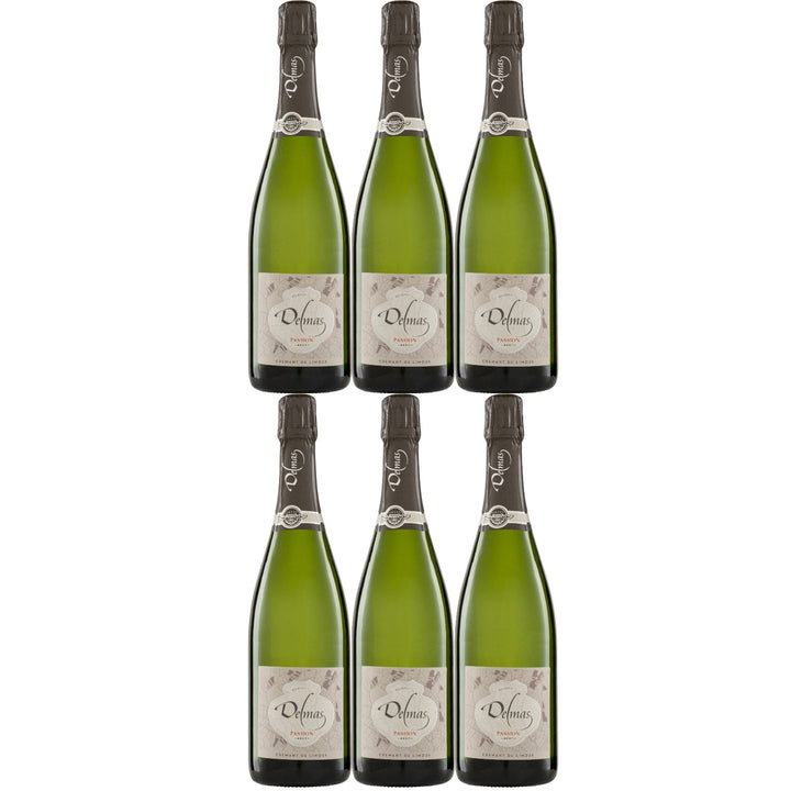 Domaine Delmas Crémant de Limoux Brut AOC Bio Schaumwein Frankreich (6 x 0,75l)