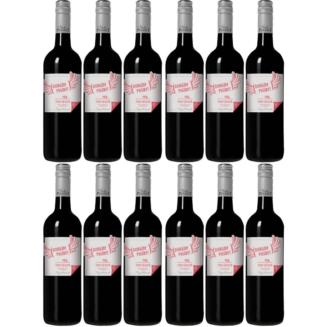 Famille Pugibet Rouge, Syrah Grenache Rotwein Wein trocken Frankreich (12 x 0,75l) - Versanel - Wein
