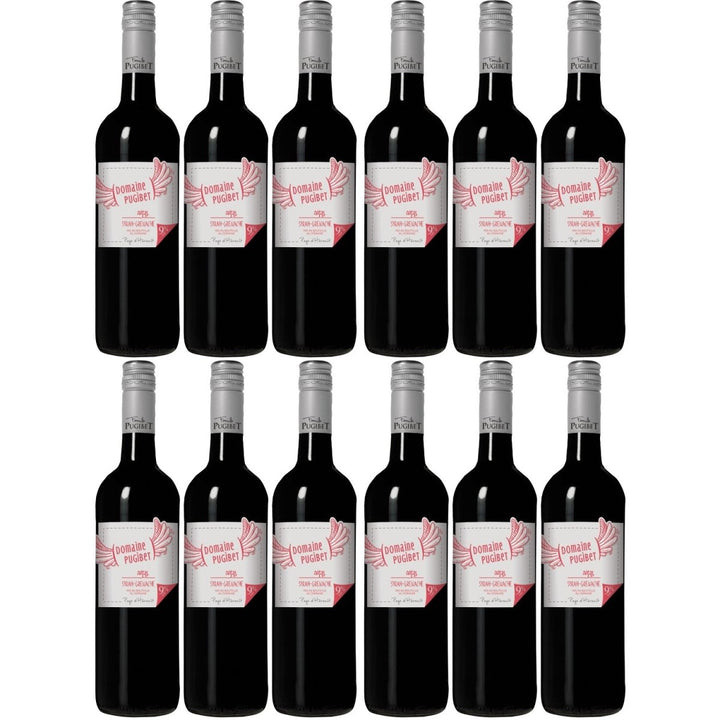 Famille Pugibet Rouge, Syrah Grenache Rotwein Wein trocken Frankreich (12 x 0,75l) - Versanel - Wein