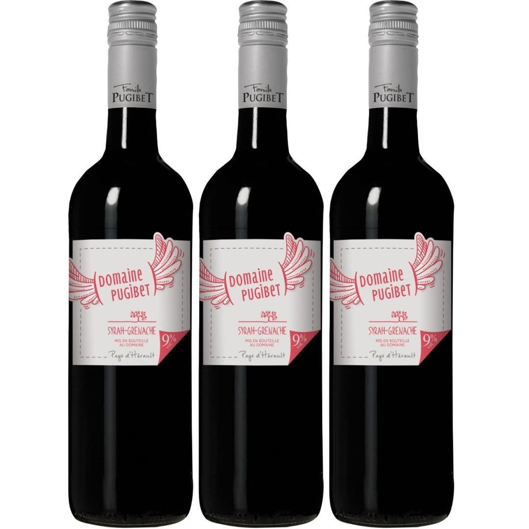 Famille Pugibet Rouge, Syrah Grenache Rotwein Wein trocken Frankreich (3 x 0,75l) - Versanel - Wein