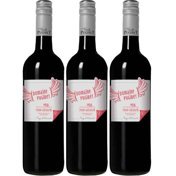Famille Pugibet Rouge, Syrah Grenache Rotwein Wein trocken Frankreich (3 x 0,75l) - Versanel - Wein
