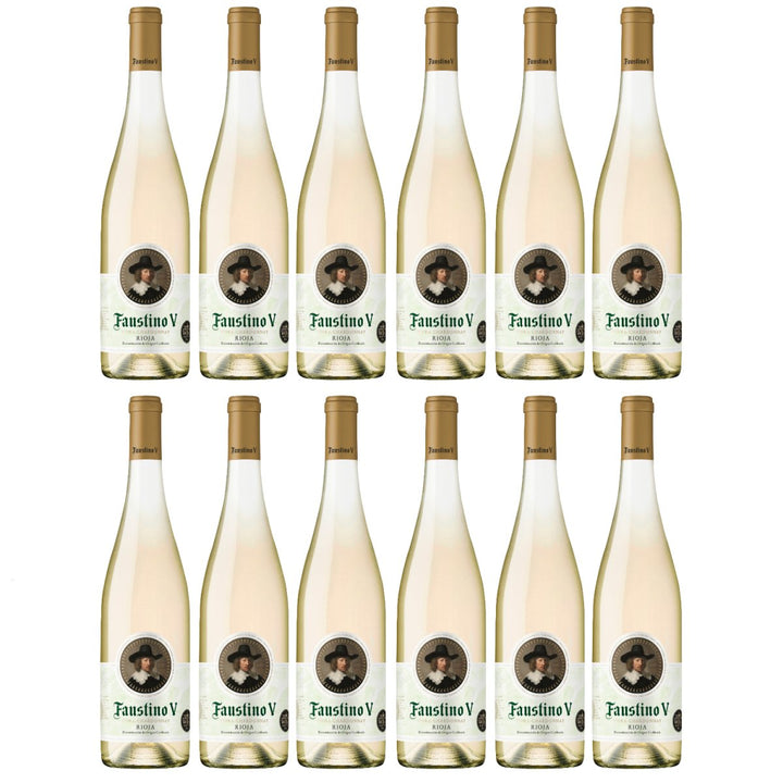 Faustino V Blanco Weißwein Wein trocken Spanien ( 12 x 0,75l ) - Versanel - 