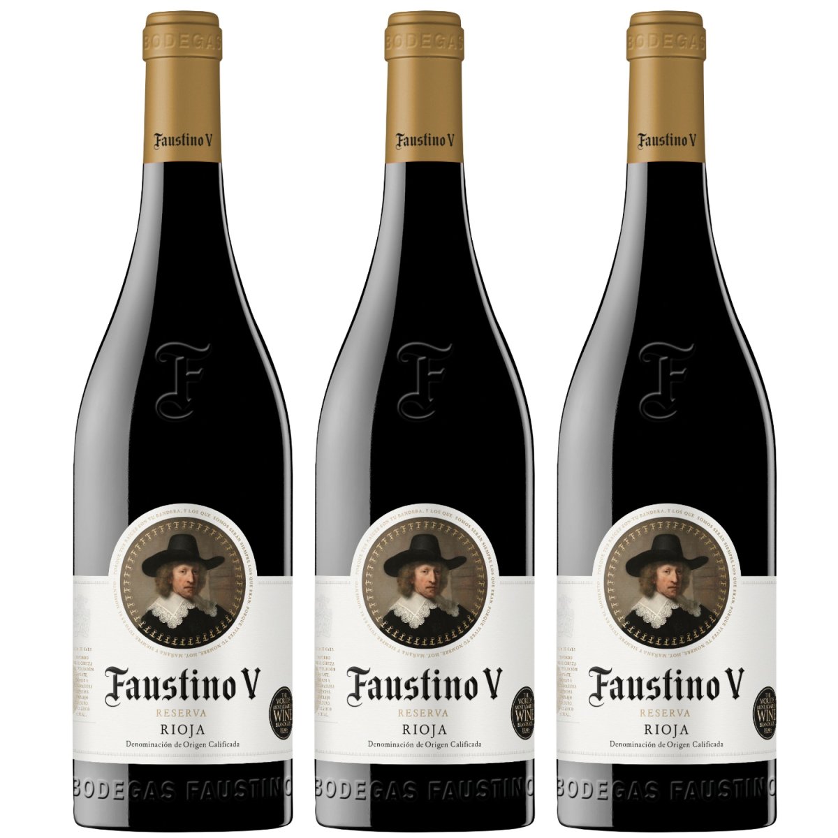 Faustino V Reserva Rotwein Wein trocken Spanien ( 3 x 0,75l ) - Versanel - 