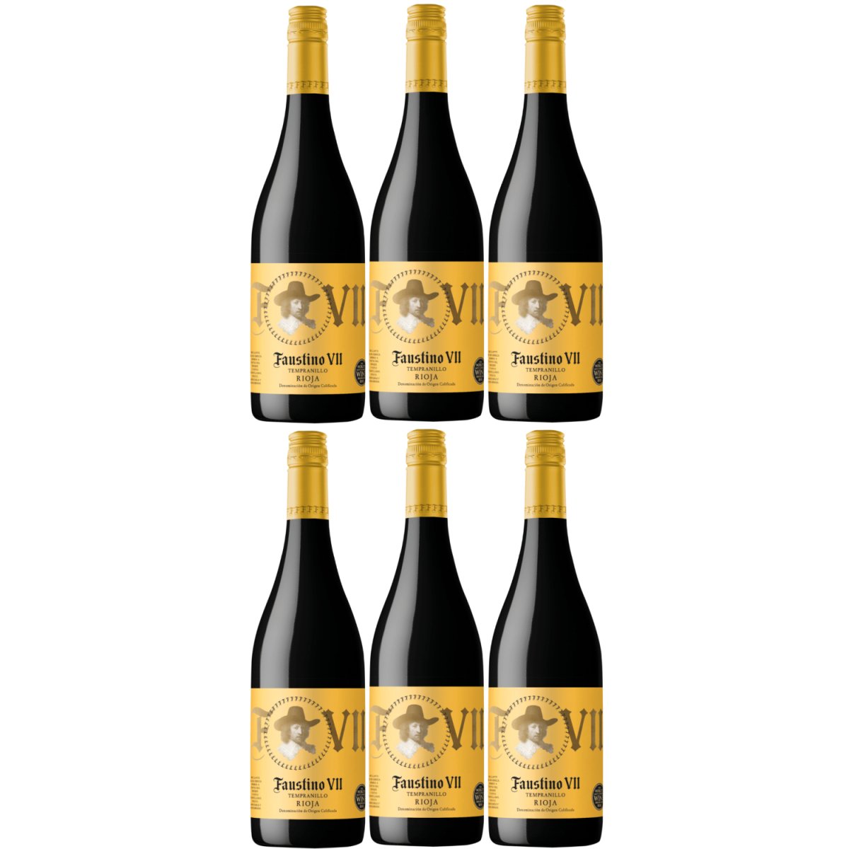 Faustino VII Tinto Rotwein Wein trocken Spanien ( 6 x 0,75l ) - Versanel - 