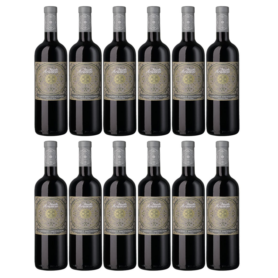 Feudo Arancio Cabernet Sauvignon Sicilia DOC Sizilien Rotwein trocken Italien (12 x 0.75l) - Versanel - Wein