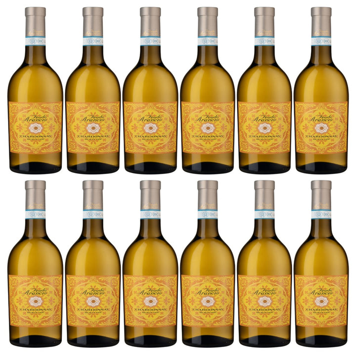 Feudo Arancio Chardonnay Sicilia DOC Sizilien Weisswein trocken Italien (12 x 0.75l) - Versanel - Wein