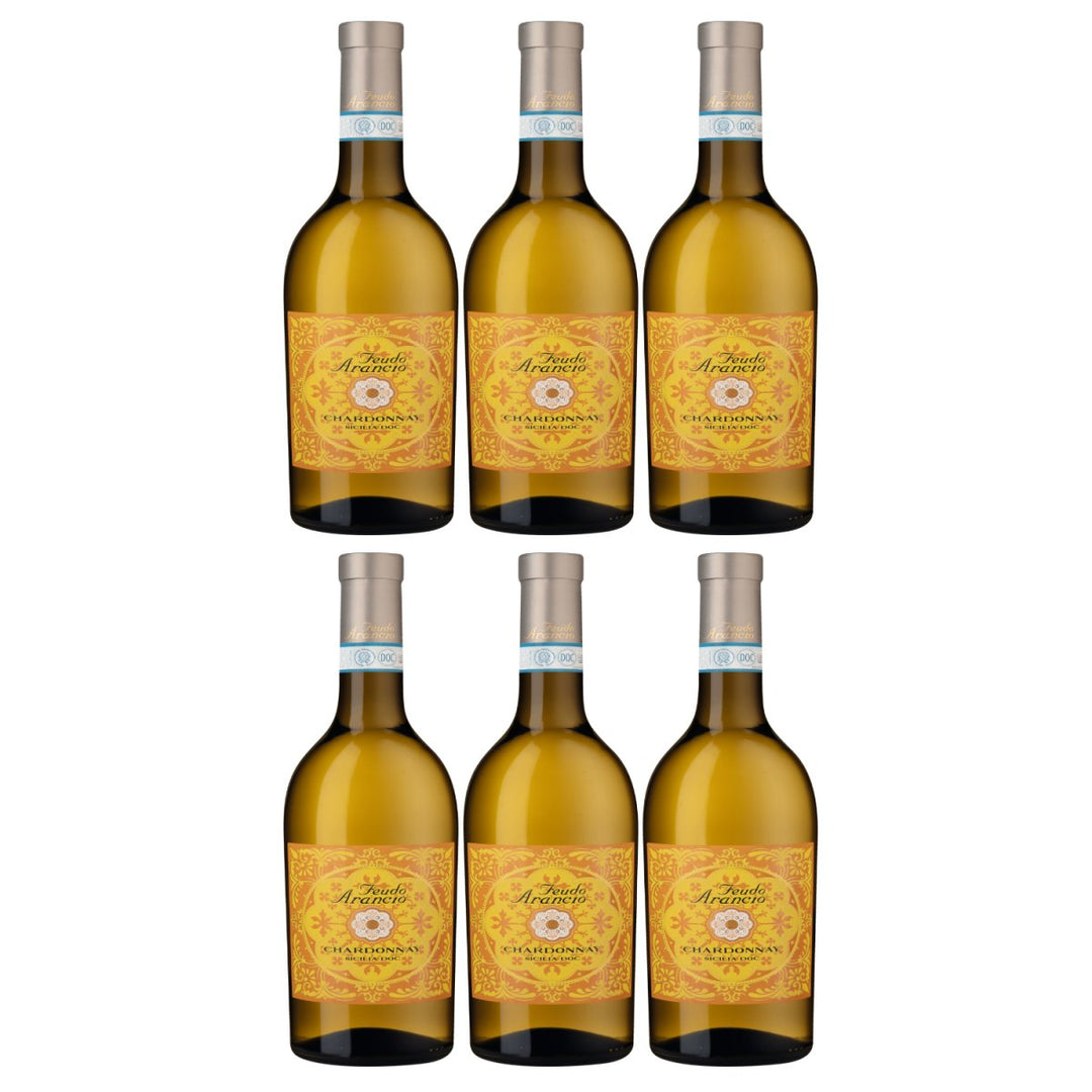 Feudo Arancio Chardonnay Sicilia DOC Sizilien Weisswein trocken Italien (6 x 0.75l) - Versanel - Wein