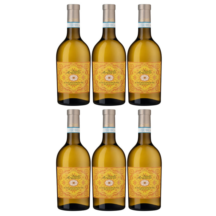 Feudo Arancio Chardonnay Sicilia DOC Sizilien Weisswein trocken Italien (6 x 0.75l) - Versanel - Wein