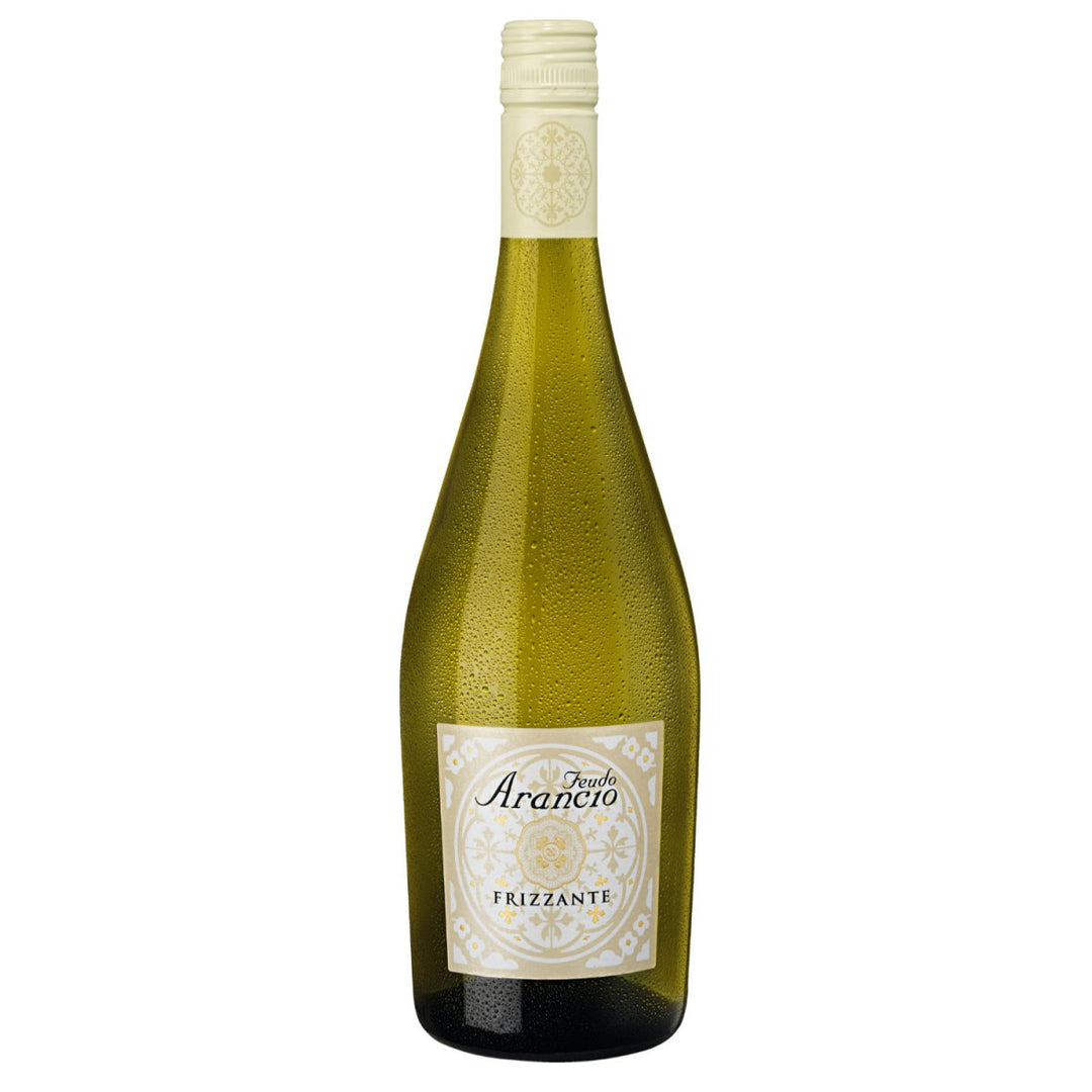 Feudo Arancio Frizzante Bianco Sicilia DOC Sizilien Schaumwein Weisswein halbtrocken Italien (1 x 0.75l) - Versanel - Wein