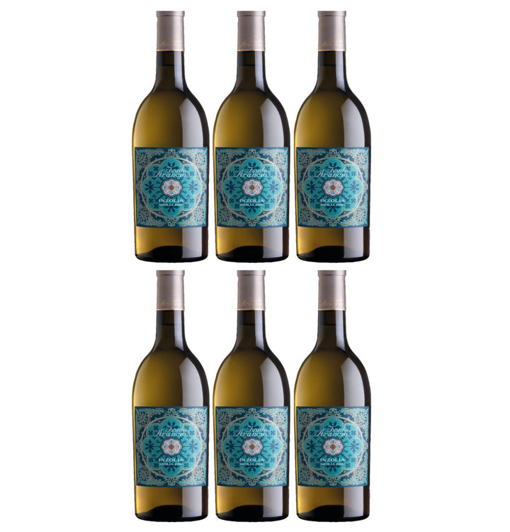 Feudo Arancio Inzolia Sicilia DOC Sizilien Weisswein trocken Italien (6 x 0.75l) - Versanel - Wein