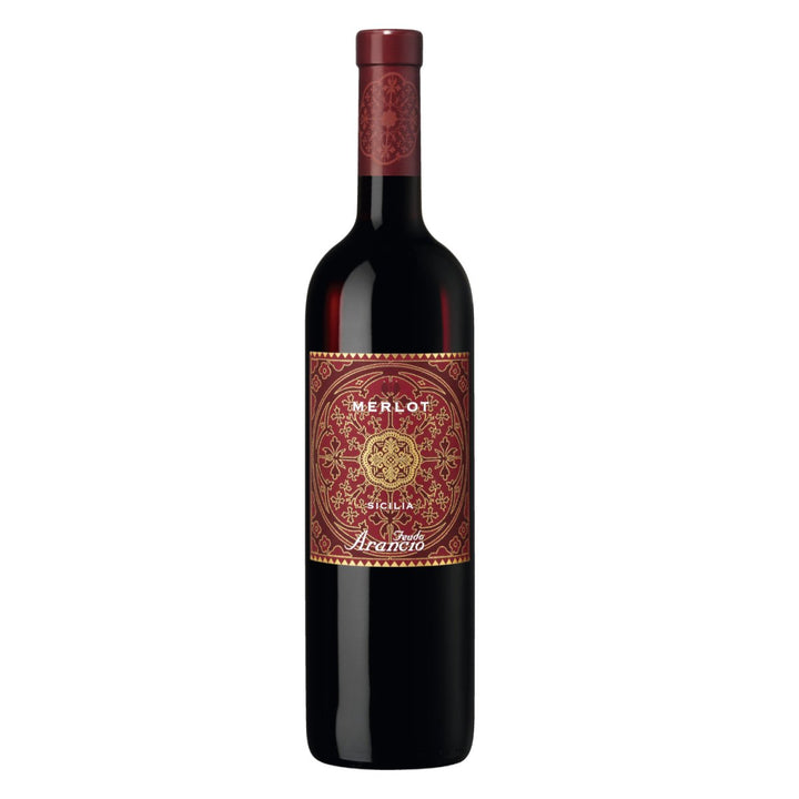 Feudo Arancio Merlot Sicilia DOC Sizilien Rotwein trocken Italien (12 x 0.75l) - Versanel - Wein