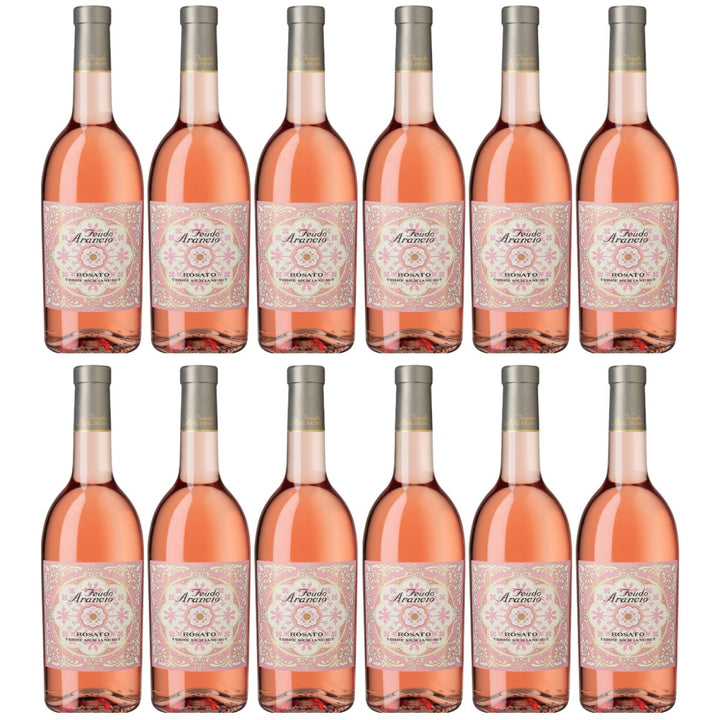 Feudo Arancio Rosato Sicilia DOC Sizilien Roséwein trocken Italien (12 x 0.75l) - Versanel - Wein