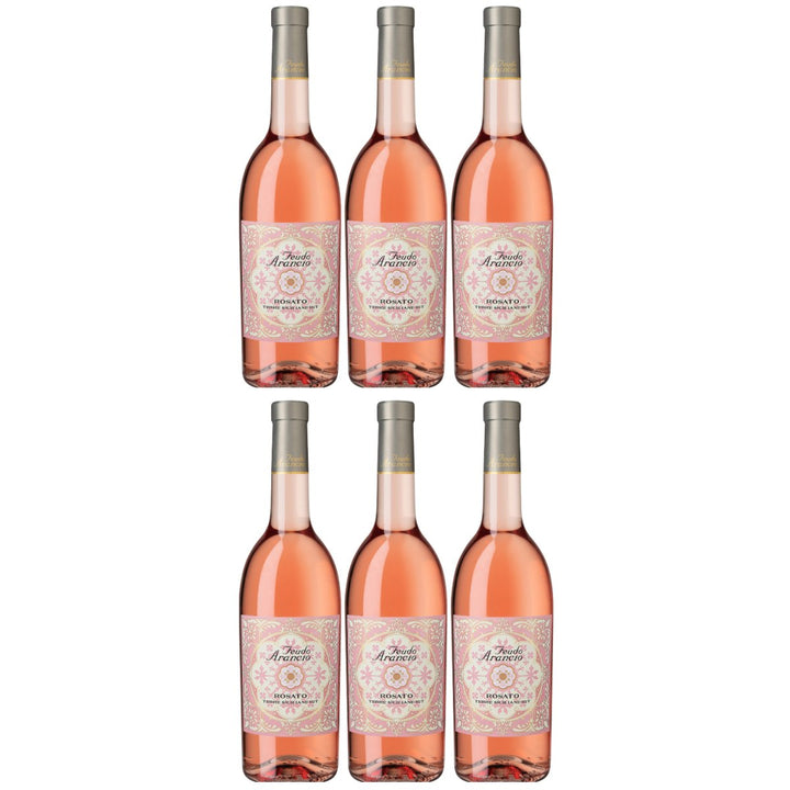 Feudo Arancio Rosato Sicilia DOC Sizilien Roséwein trocken Italien (6 x 0.75l) - Versanel - Wein