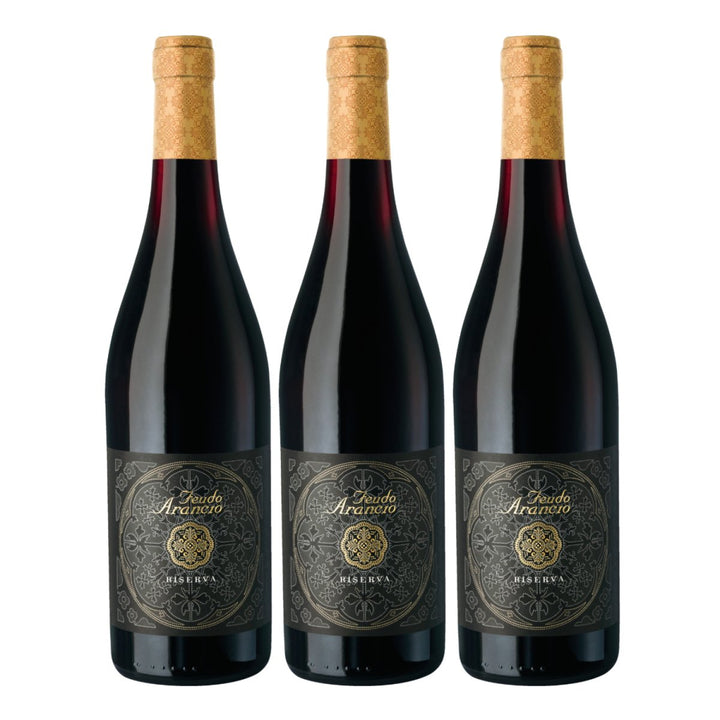 Feudo Arancio Rosso Riserva Sicilia DOC Sizilien Rotwein trocken Italien (3 x 0.75l) - Versanel - Wein