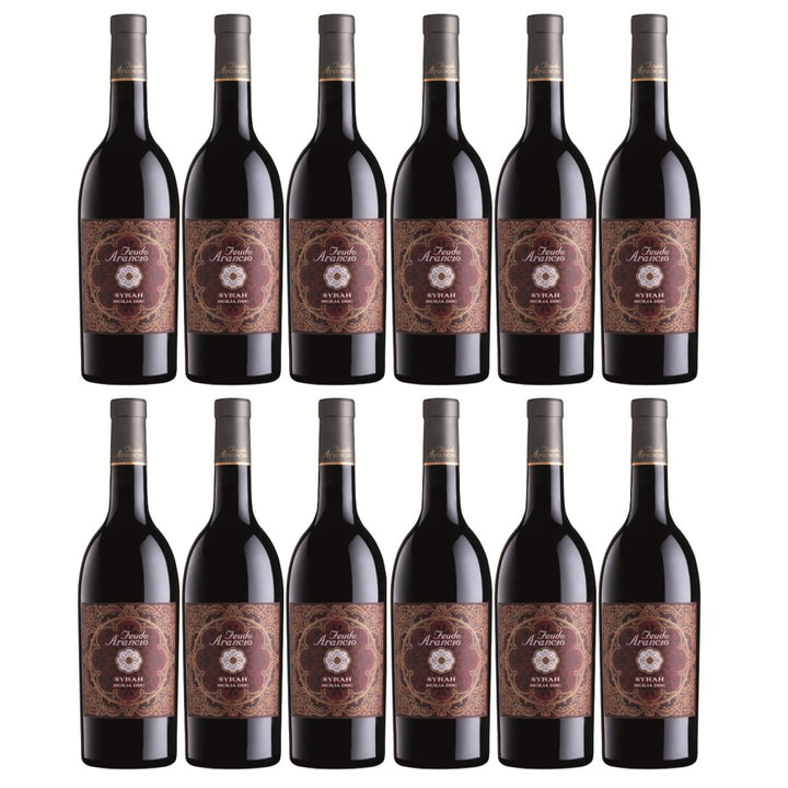 Feudo Arancio Syrah Sicilia DOC Sizilien Rotwein trocken Italien (12 x 0.75l) - Versanel - Wein