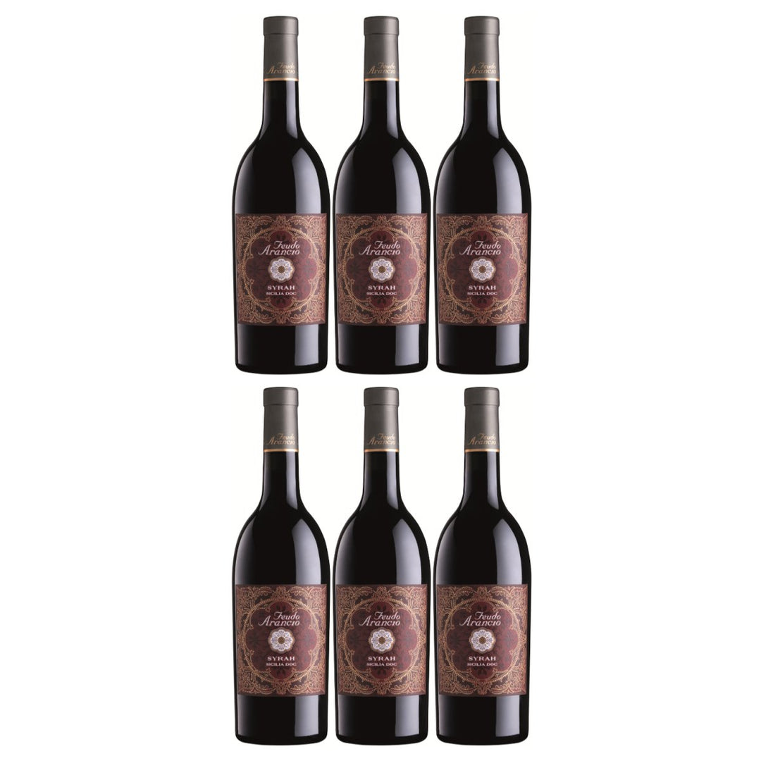 Feudo Arancio Syrah Sicilia DOC Sizilien Rotwein trocken Italien (6 x 0.75l) - Versanel - Wein