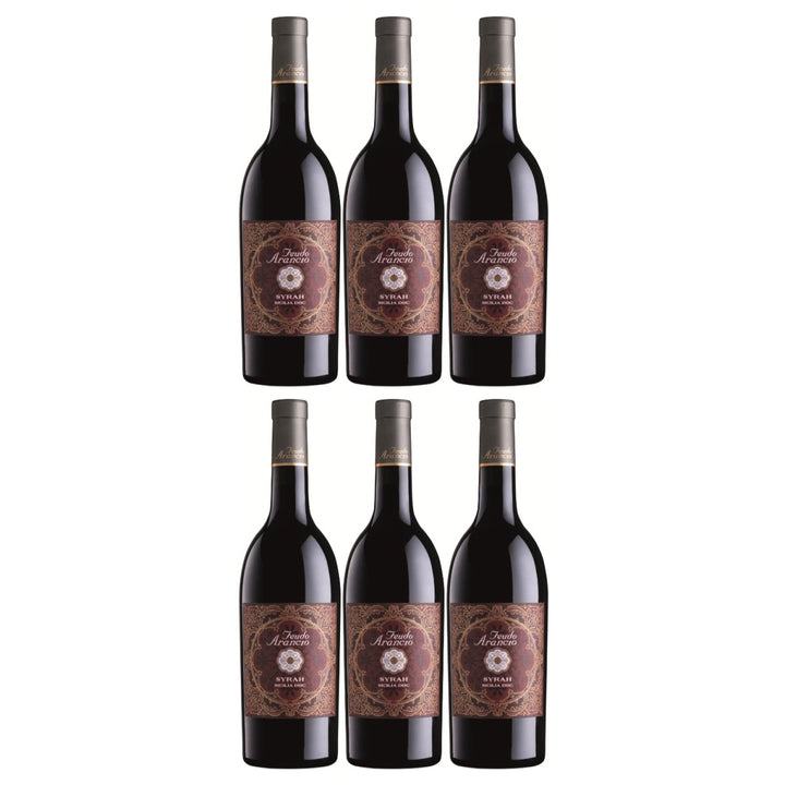 Feudo Arancio Syrah Sicilia DOC Sizilien Rotwein trocken Italien (6 x 0.75l) - Versanel - Wein