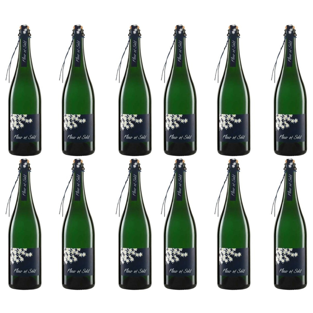FLEUR ET SEKT Aperitif mit Sekt und Holunderblüten Aperitif Halbtrocken Deutschland (12 x 0.75l) - Versanel - 