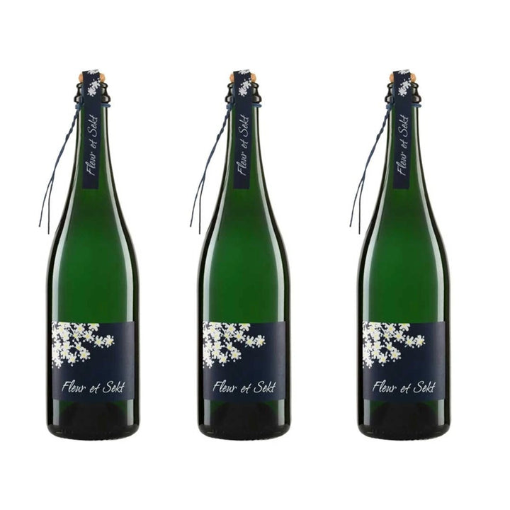 FLEUR ET SEKT Aperitif mit Sekt und Holunderblüten Aperitif Halbtrocken Deutschland (3 x 0.75l) - Versanel - 