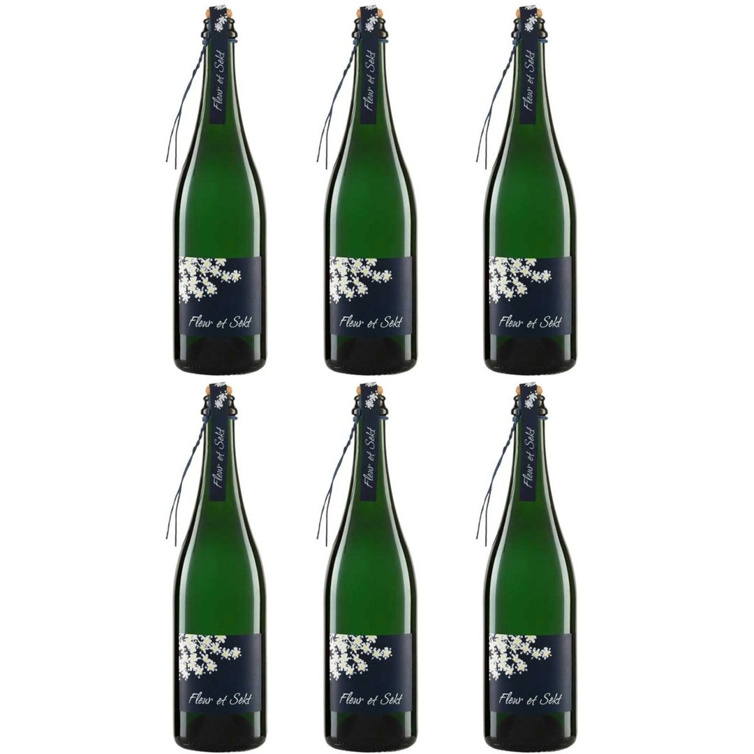 FLEUR ET SEKT Aperitif mit Sekt und Holunderblüten Aperitif Halbtrocken Deutschland (6 x 0.75l) - Versanel - 