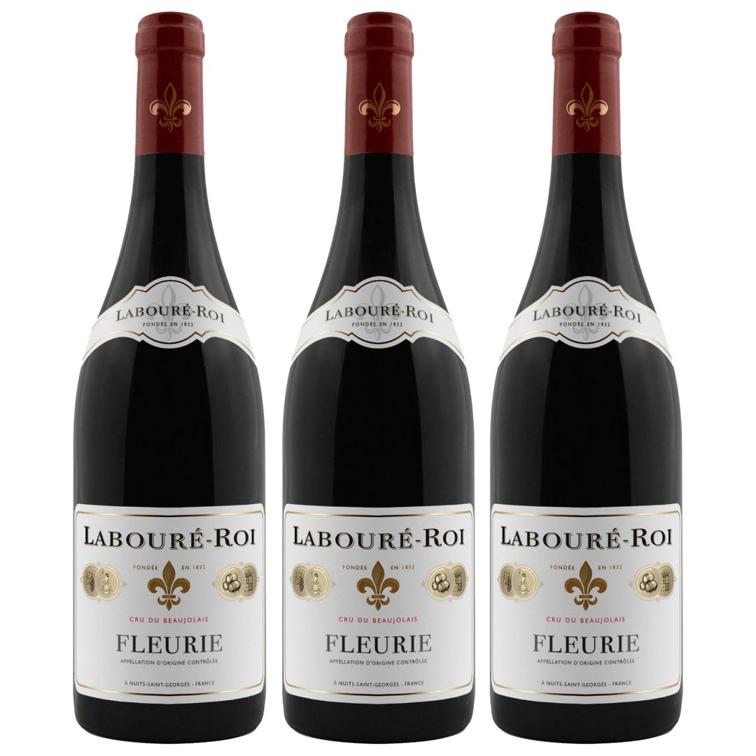 Fleurie AOC Armand de Corcy Rotwein Wein trocken Frankreich (3 x 0,75l) - Versanel - 