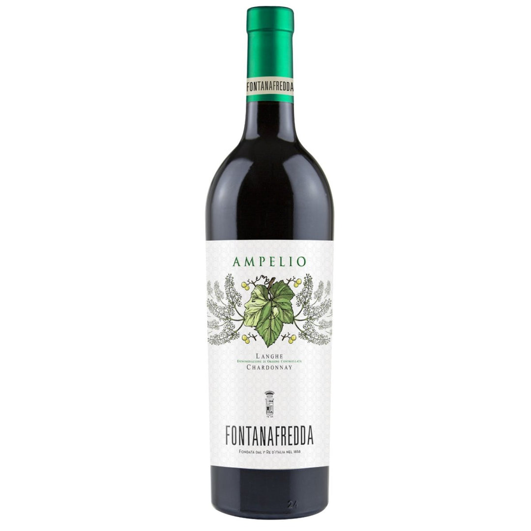 Fontanafredda Ampelio Chardonnay Langhe DOC Weißwein Wein Trocken Langhe Piemont Italien (1 x 0,75l) - Versanel - Wein