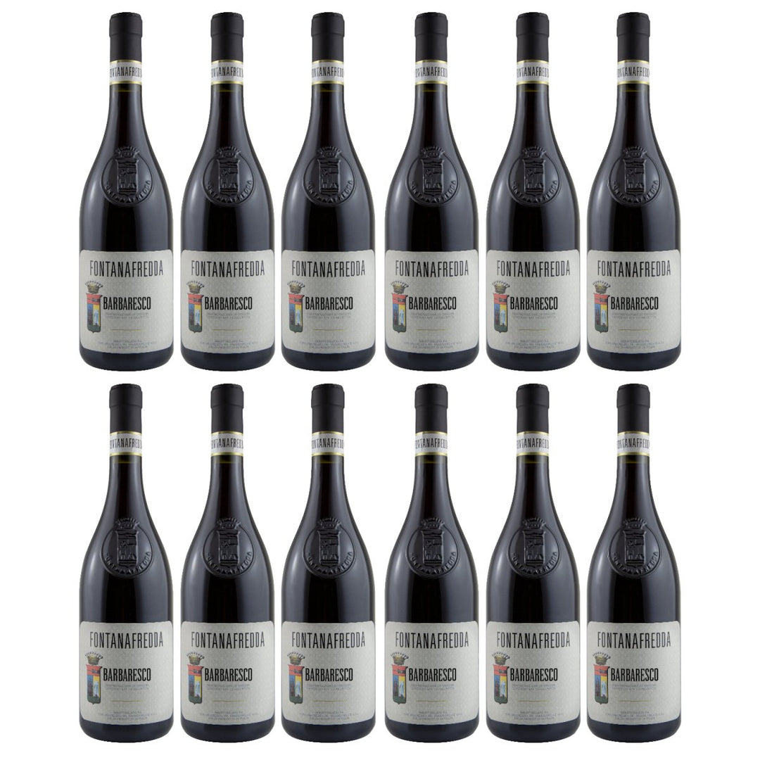 Fontanafredda Barbaresco DOCG Rotwein Wein Trocken Barbera d'Alba Piemont Italien (12 x 0,75l) - Versanel - Wein
