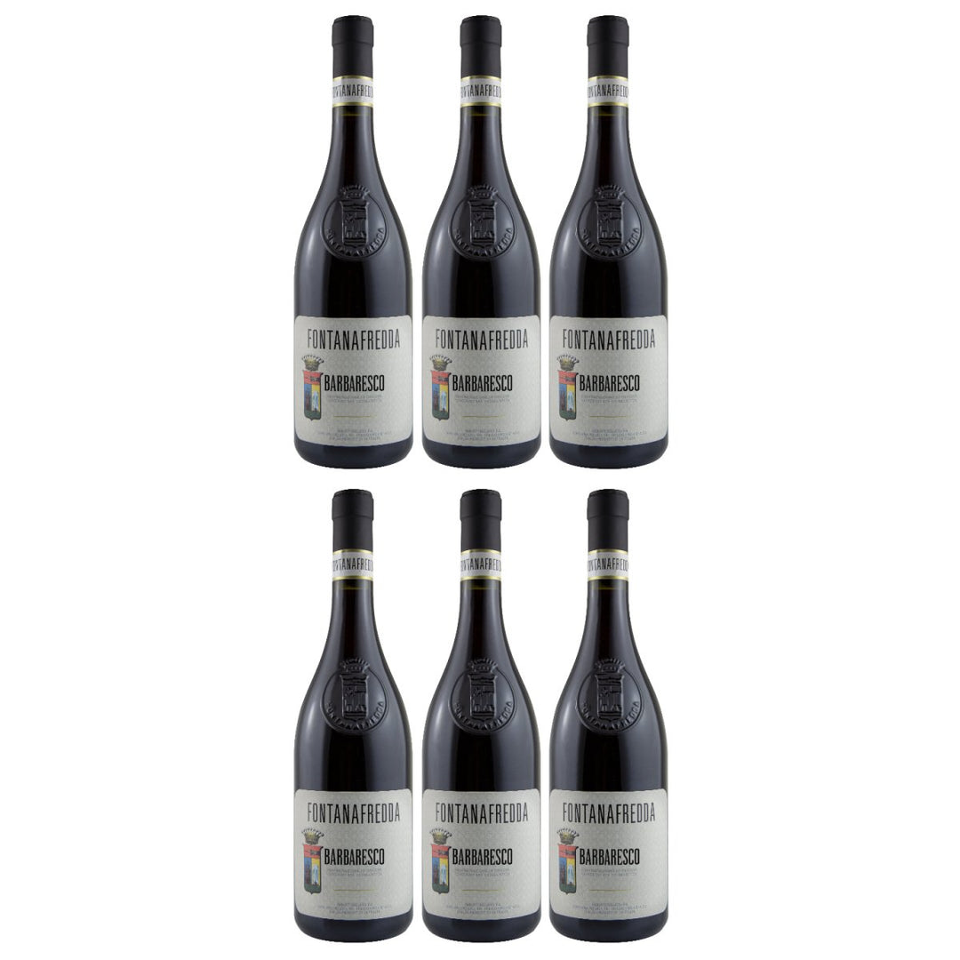 Fontanafredda Barbaresco DOCG Rotwein Wein Trocken Barbera d'Alba Piemont Italien (6 x 0,75l) - Versanel - 