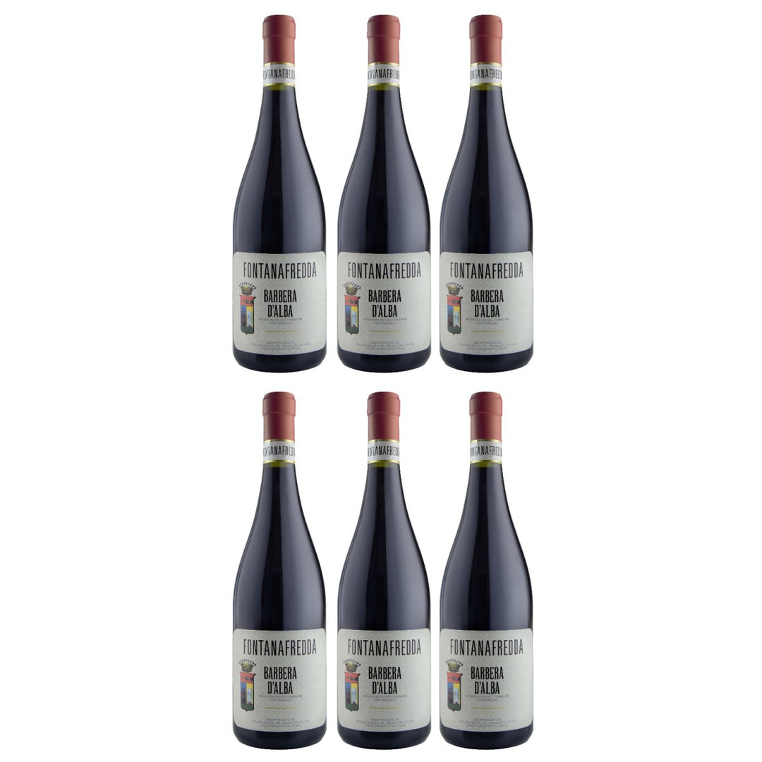 Fontanafredda Barbera d'Alba DOC Rotwein Wein Trocken Barbera d'Alba Piemont Italien (6 x 0,75l) - Versanel - Wein