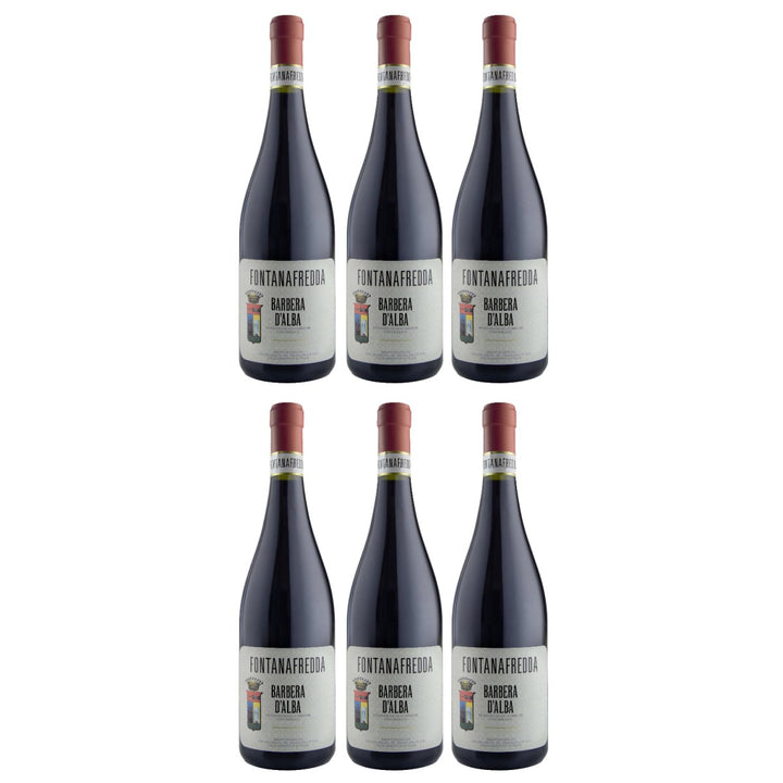 Fontanafredda Barbera d'Alba DOC Rotwein Wein Trocken Barbera d'Alba Piemont Italien (6 x 0,75l) - Versanel - Wein