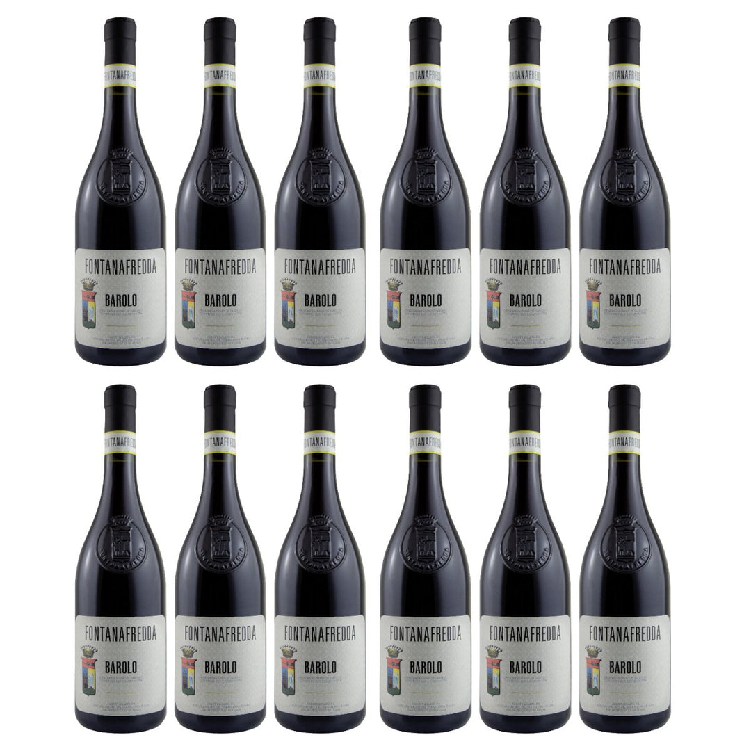 Fontanafredda Barolo DOCG Rotwein Wein Trocken Barolo Piemont Italien (12 x 0,75l) - Versanel - Wein