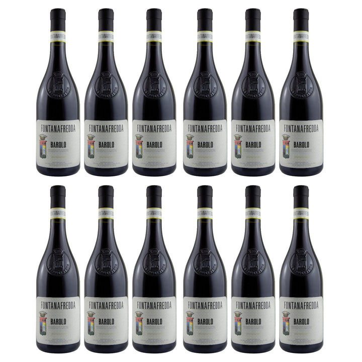 Fontanafredda Barolo DOCG Rotwein Wein Trocken Barolo Piemont Italien (12 x 0,75l) - Versanel - Wein