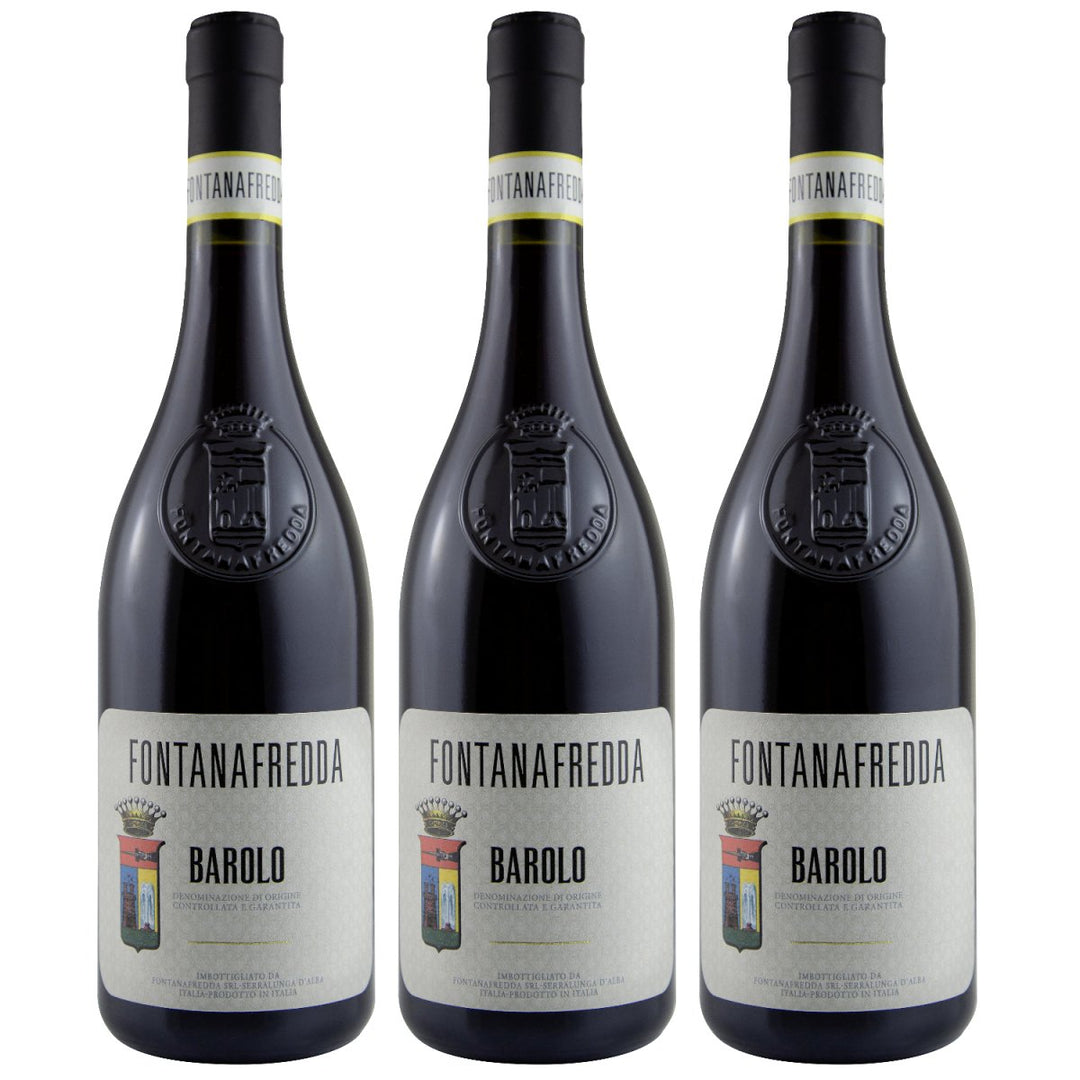 Fontanafredda Barolo DOCG Rotwein Wein Trocken Barolo Piemont Italien (3 x 0,75l) - Versanel - Wein