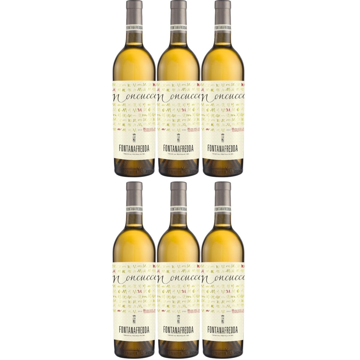 Fontanafredda Moncucco Moscato d'Asti DOCG Weißwein Wein süß Italien (6 x 0.75l) - Versanel -