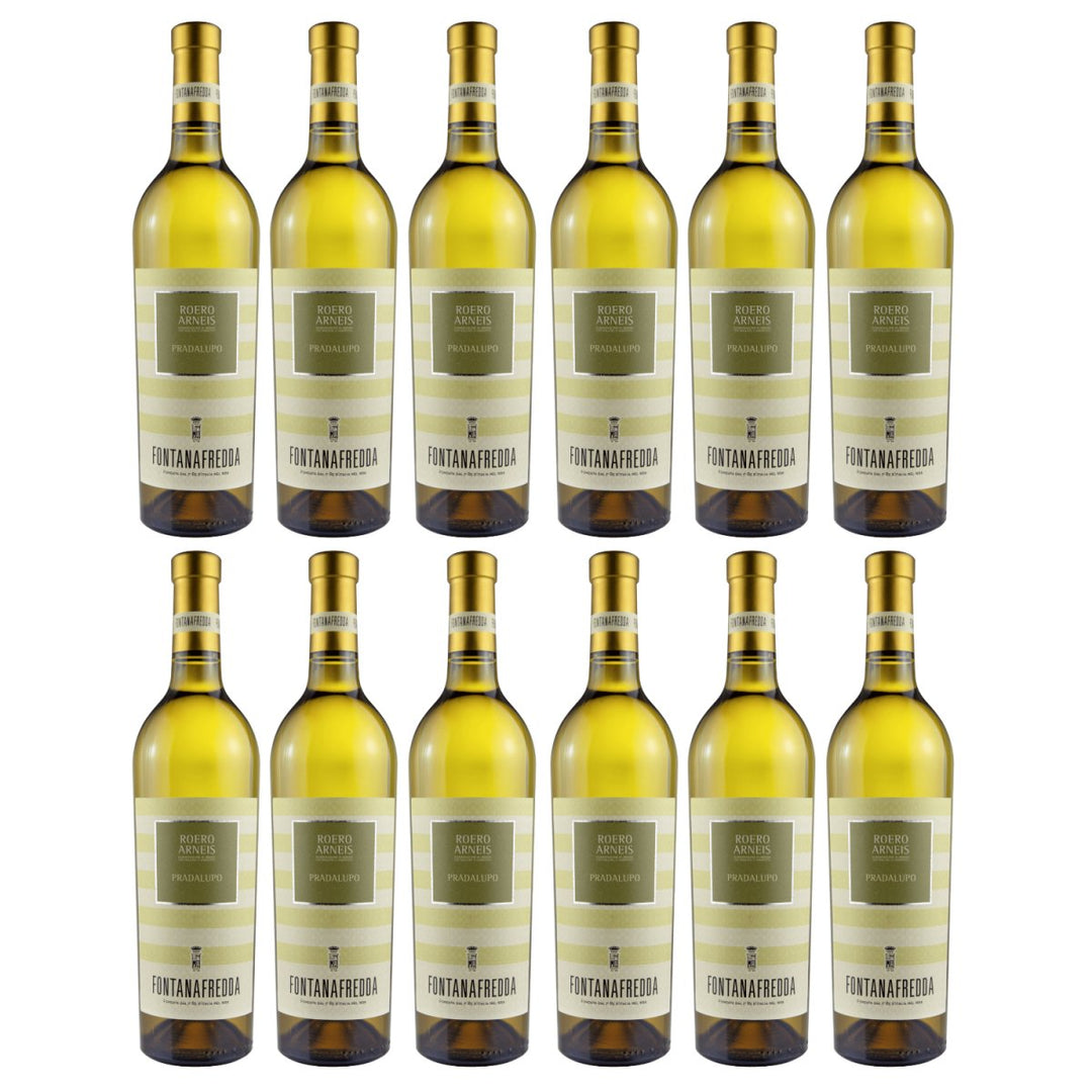 Fontanafredda Pradalupo Roero Arneis DOCG Weißwein Wein trocken Italien (12 x 0.75l) - Versanel - 